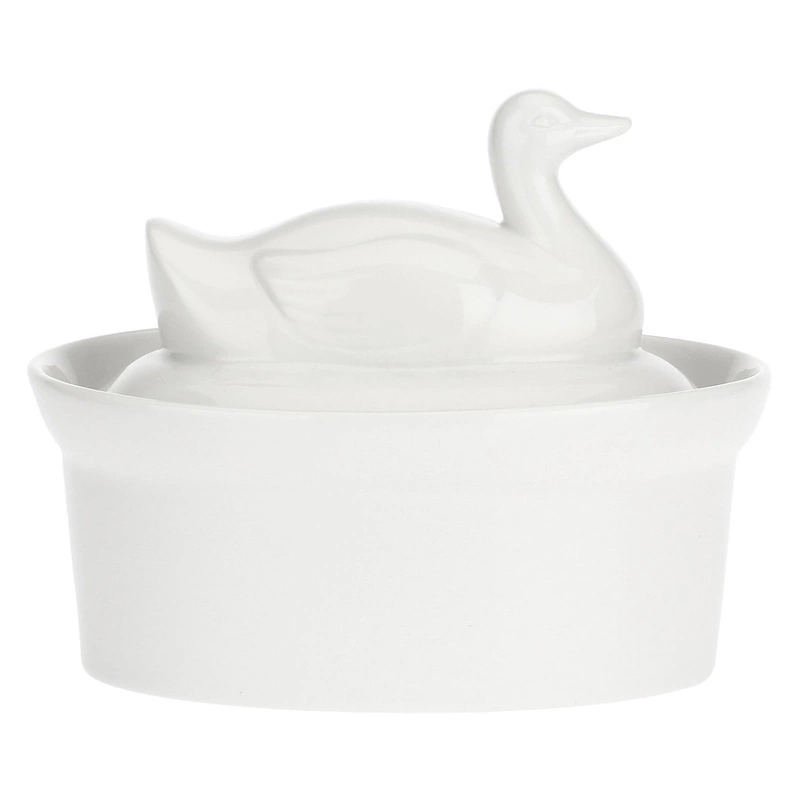 La Porcellana Bianca - naczynie do zapiekania kaczka 10 x 7 cm Terrine