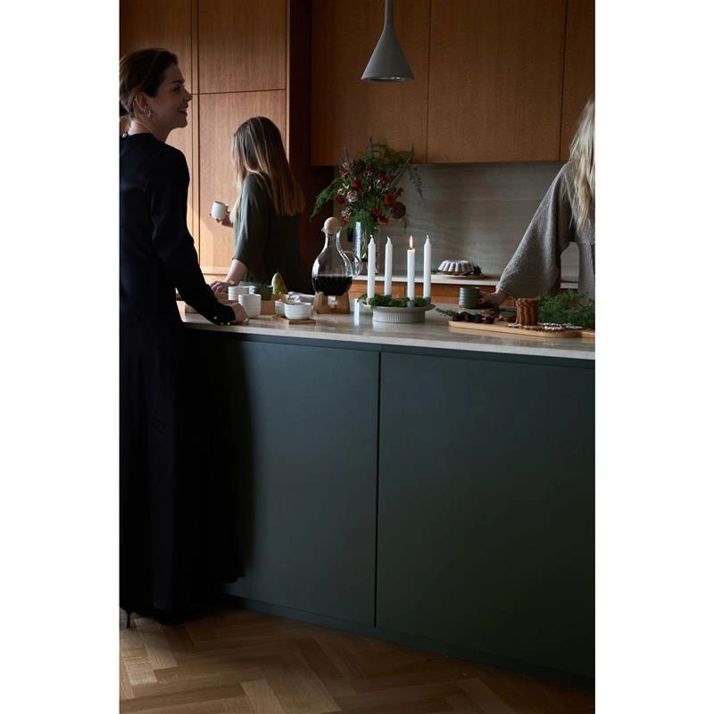 Sagaform - kubki do grzanego wina, 2 szt., kamionka, 0,18 l, śred. 7 x 7,5 cm, białe Ellen