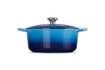 Le Creuset - brytfanna żeliwna emaliowana Signature okrągła 26 cm 5,3 l lazur