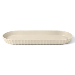 Blim Plus - MINERVA Półmisek owalny 37,5x15 cm kremowa