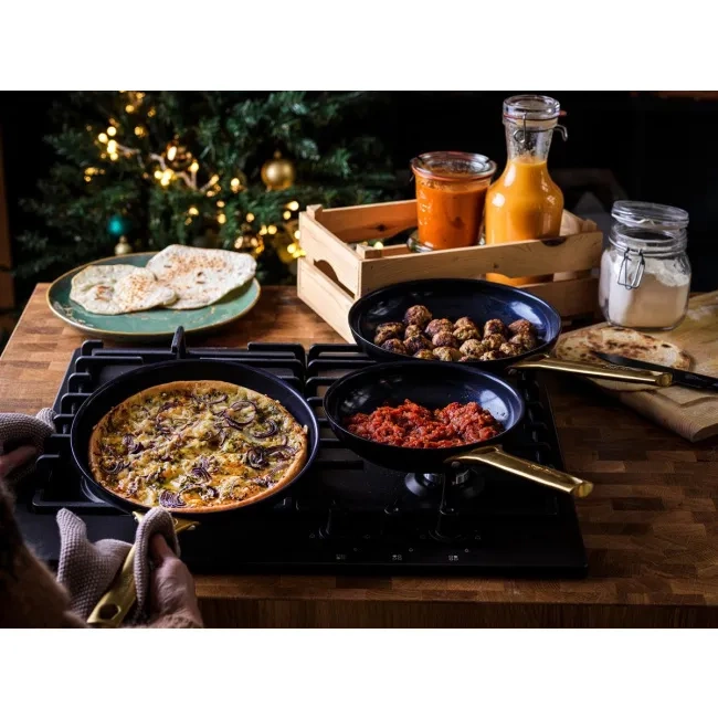 GreenPan - zestaw 10el. Garnków i patelni czarny