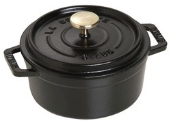 Staub - garnek żeliwny mały 0,4 l czarny