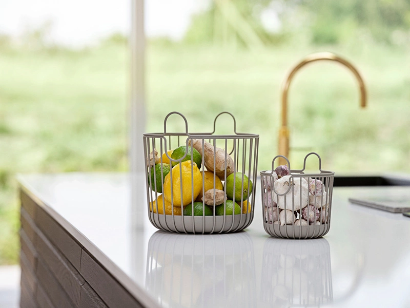 Zone Denmark - Kosz do przechowywania Inu 10,5 x 13,5 cm Taupe