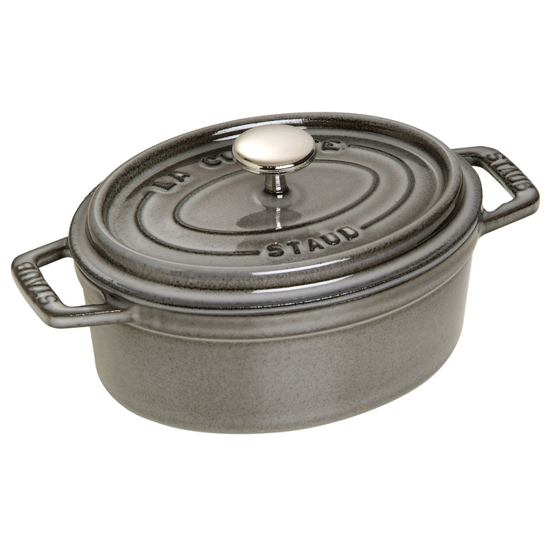 Staub - brytfanna  żeliwna szara 1,0 l 17 cm