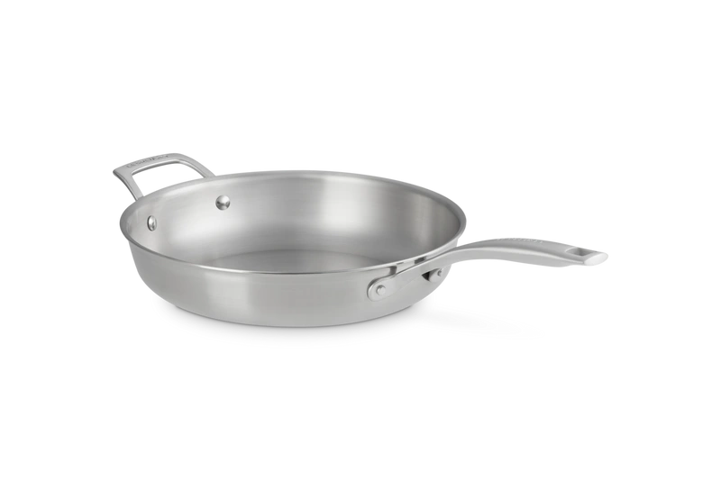 Le Creuset - stalowa patelnia z uchwytem 3-ply 28 cm