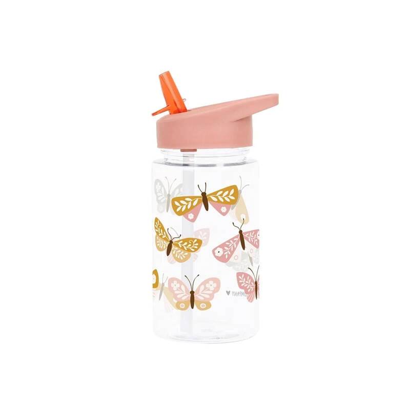 A Little Lovely Company - Butelka z ustnikiem dla dzieci BUTTERFLIES 450 ml