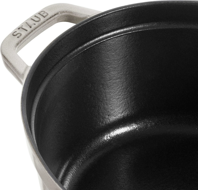 Staub - garnek żeliwny owalny 3.2 ltr, truflowy La Cocotte