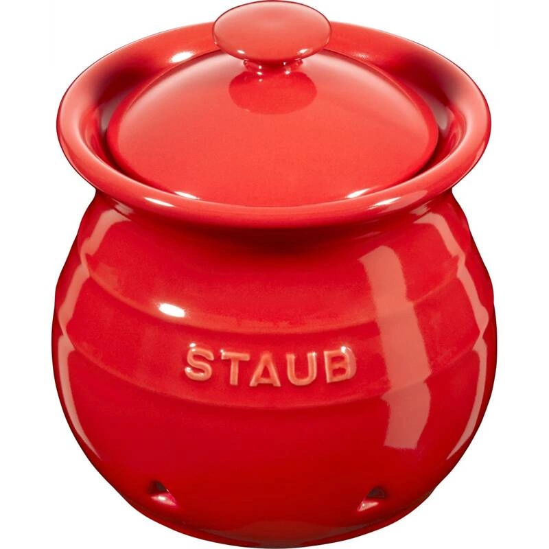 Staub - pojemnik do przechowywania czosnku 500 ml, czerwony