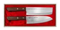 Satake - Tomoko Zestaw Santoku + Nakiri