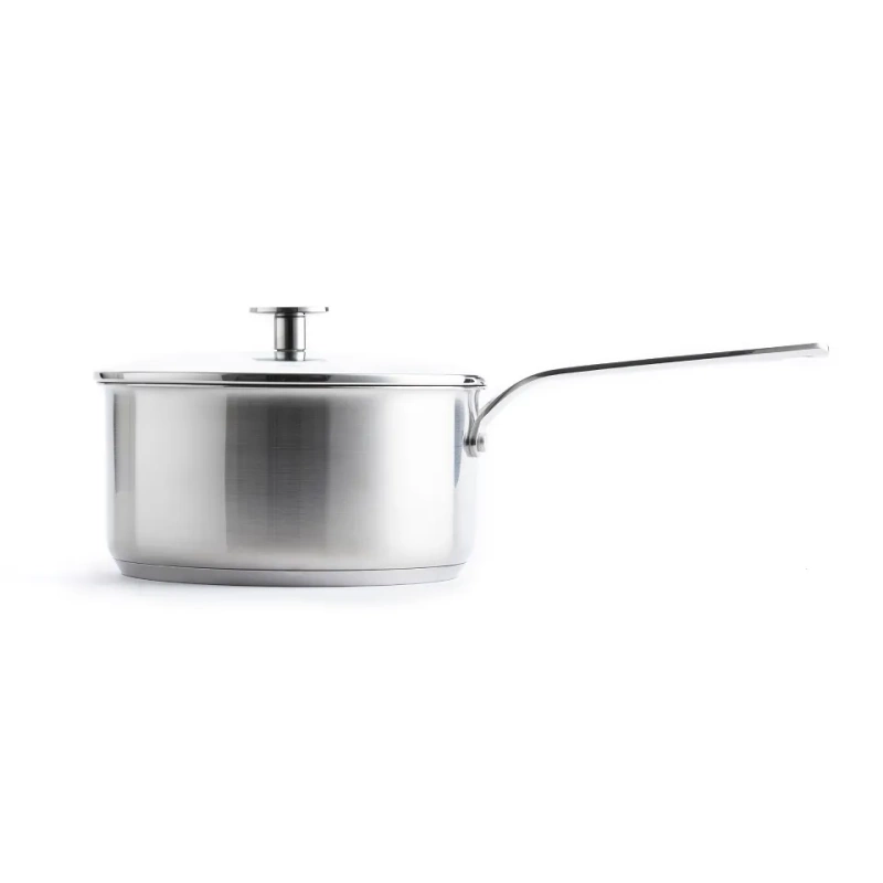 KitchenAid - Zestaw rondli z pokrywkami 16+18+20cm Stainless Steel