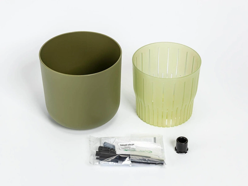 Urbalive - TOLITA AIR Donica samonawadniająca okrągła 16 cm, zielony