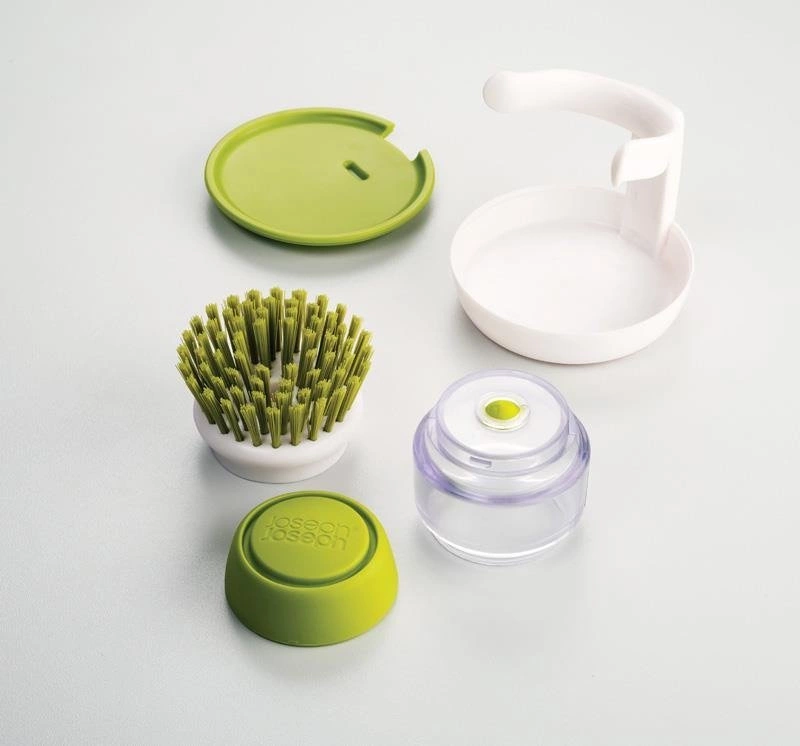 Joseph Joseph - Szczotka do mycia naczyń z pompką, szara