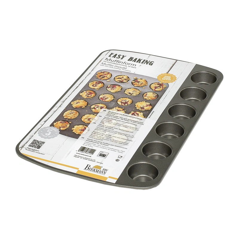 Birkmann - Forma do mini muffinów EASY BAKING - 24 ciastka