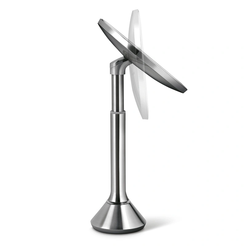 simplehuman - Lustro sensorowe z kontrolą natężenia światła - 20 cm - stal szczot.