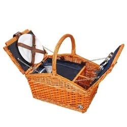 Cilio - kosz piknikowy, dla 2 os., 38 x 26 x 37 cm Salerno