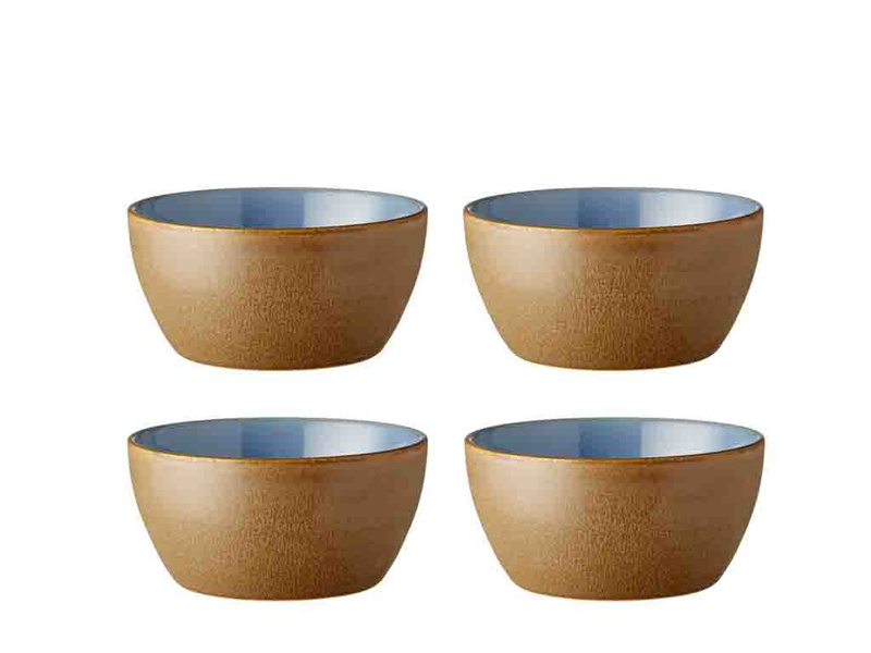 Bitz - Zestaw misek 4szt. 12m Wood/Ocean Stoneware