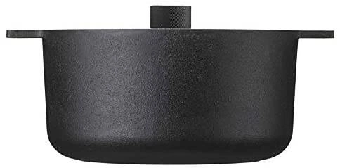 Skeppshult - Naczynie/garnek do zapiekania z pokrywą 5 l, Noir