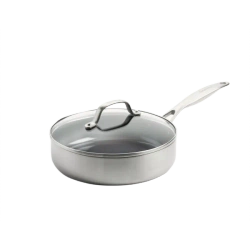 GreenPan - Patelnia głęboka z pokrywką 24 cm 2,6l 3-ply Geneva