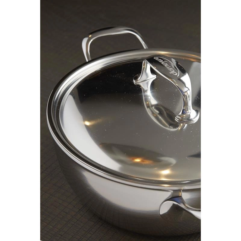 Demeyere - patelnia głęboka 2H z pokrywką 28 cm Atlantis