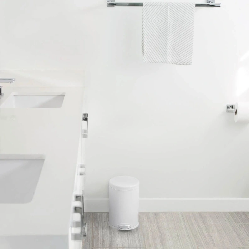 simplehuman - Kosz na śmieci 4.5L pedałowy - biały