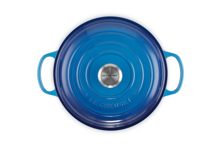 Le Creuset - garnek patelnia Gourmet Signature 26 cm 2,2 l azure