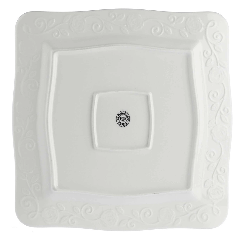 La Porcellana Bianca - zestaw 6 talerzy kwadratowych 26.5 cm Florentina
