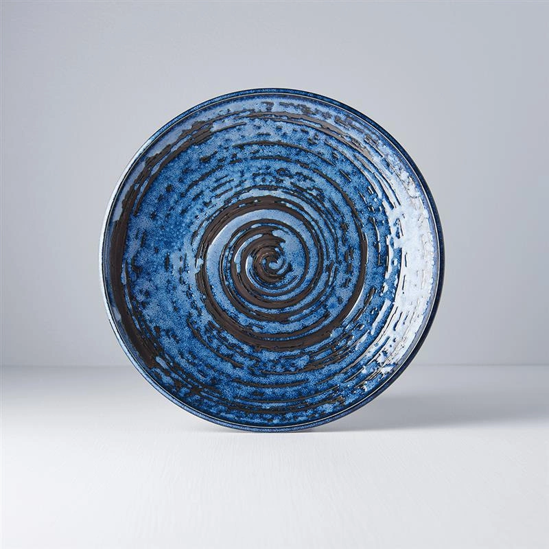 Made in Japan - Talerz okrągły 25 cm Copper Swirl