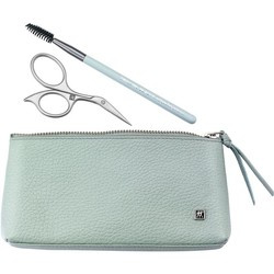 Zwilling - zestaw do manicure – miętowe skórzane etui, 3 elementy Twinox