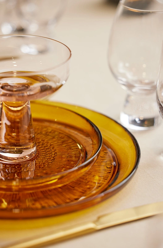 Bitz - Zestaw 2 sztuk kieliszków do szampana Statue Pink