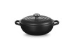 Le Creuset - garnek żeliwny do gulaszu 2,2 l 22 cm czarny