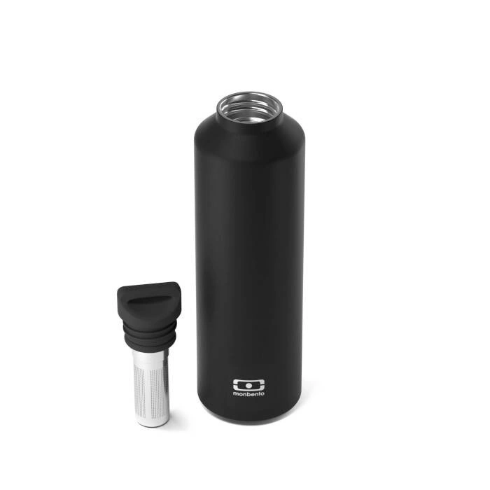 Monbento - Butelka termiczna Steel, Black Onyx