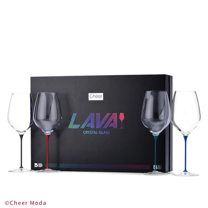 Cheer Moda - Zestaw kieliszków Lava