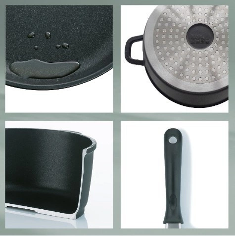 Kela - Patelnia 18cm czarna Kerros