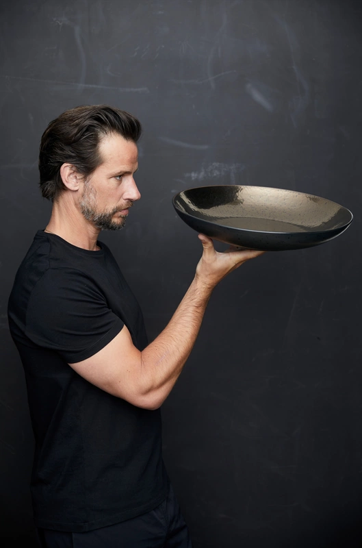 Bitz - Talerz okrągły 40 cm Black/Bronze