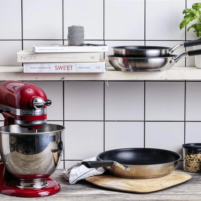 KitchenAid - Patelnia 30 cm Classic Stainless Steel