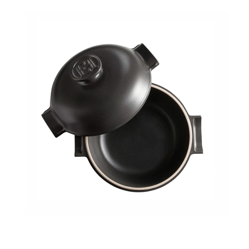 Emile Henry - Garnek ceramiczny "Delight" na indukcję 2L - czarny