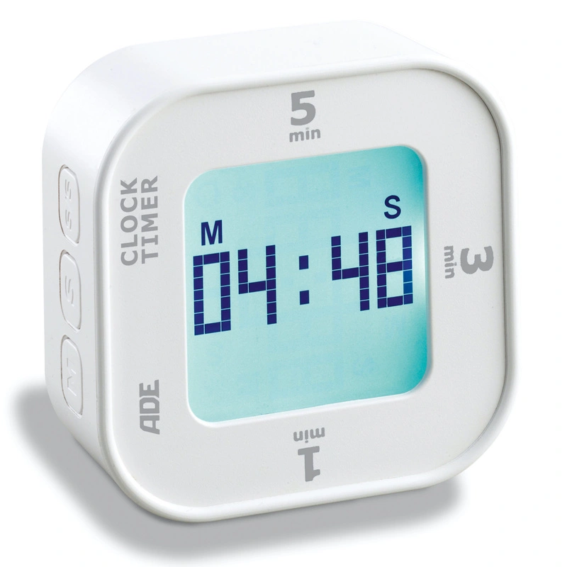 ADE - minutnik elektroniczny, do 99 min. 59 sek, 6,5 x 3 x 6,5 cm, biały