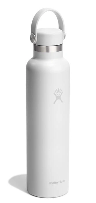 Hydro Flask - Butelka 24 oz Standard z nakrętką Flex,biały
