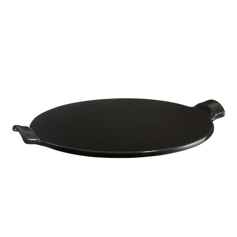 Emile Henry - Gładki kamień do pizzy 37cm- czarny DP