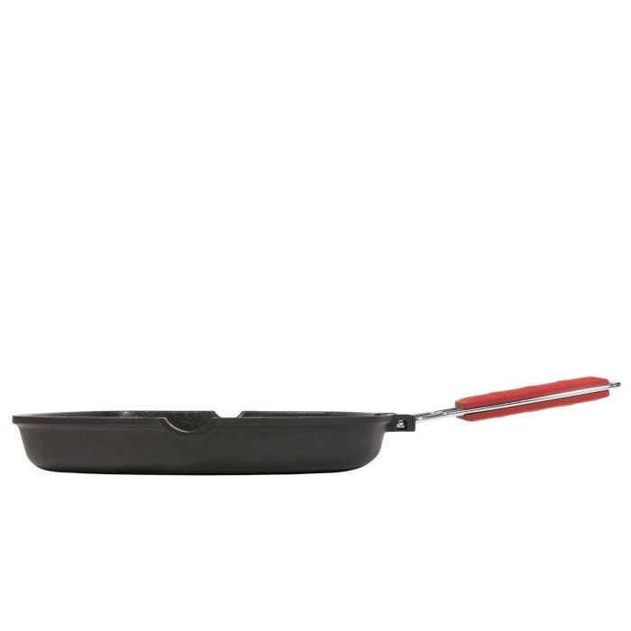 Moneta - Patelnia grillowa ze składaną rączką 28cm ind