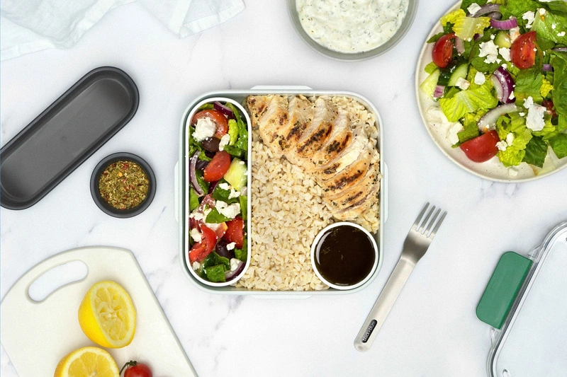 Black & Blum - Lunch box kwadratowy, morski