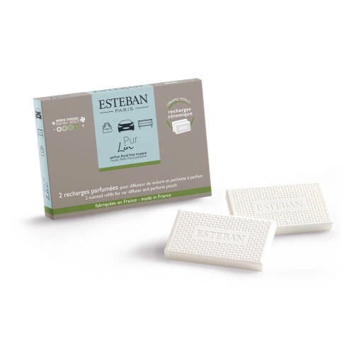 Esteban - Zestaw 2wkładów do dyfuz. samochodowego Pur Lin