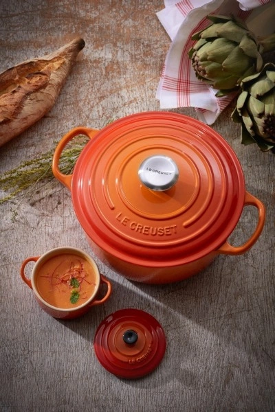 Le Creuset - brytfanna żeliwna emaliowana Signature okrągła 28 cm 6,7 l czarna