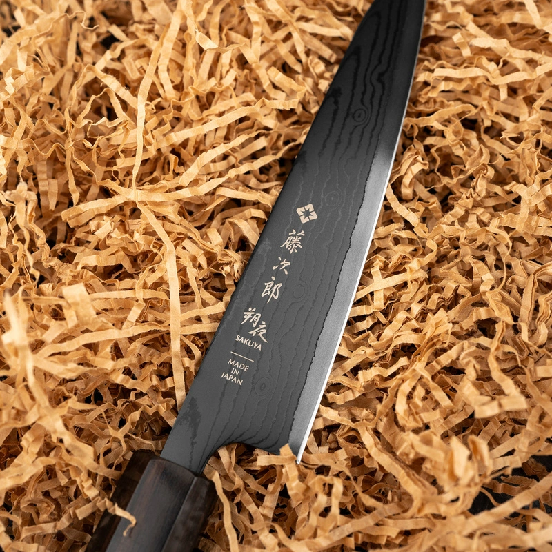 Tojiro - Sakuya Black VG-10 Damascus Nóż uniwersalny 13 cm