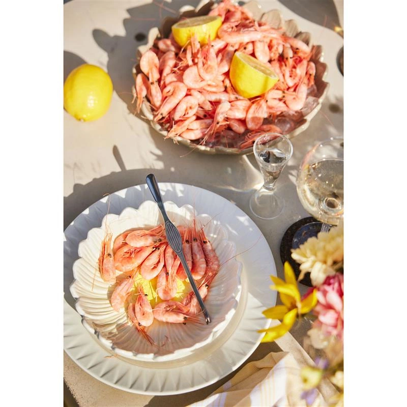 Sagaform - talerz głęboki, dolomit, śred. 27 x 5,5 cm, beżowy Dagny