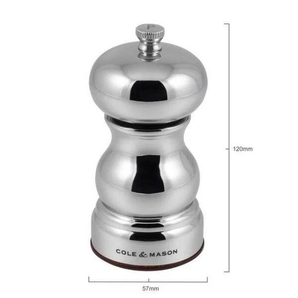 Cole & Mason - Zestaw młynków do soli i do pieprzu 12 cm Knightsbridge