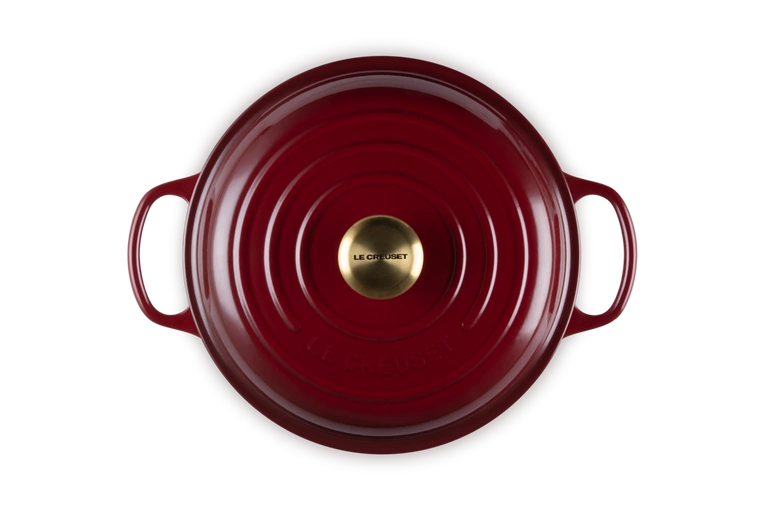 Le Creuset - garnek patelnia Gourmet Signature 26 cm 2,2 l garnet