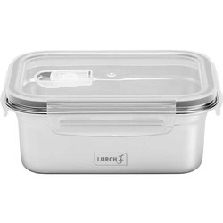 Lurch - pojemnik na żywność, stal nierdzewna/tworzywo sztuczne, 0,8 l Safety