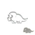 Birkmann - Birkmann foremka do ciasteczek TRICERATOPS 10 cm
