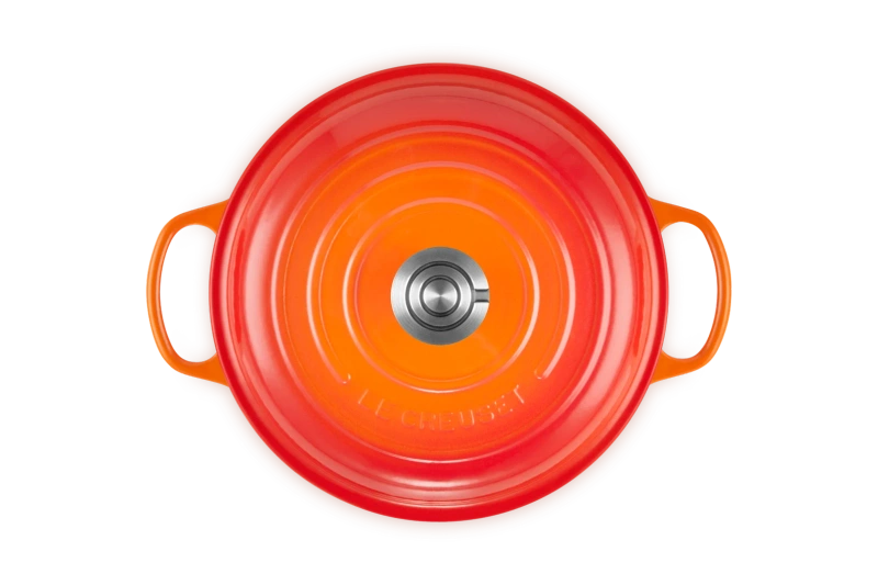 Le Creuset - garnek Gourmet Profesjonalny żeliwny 26 cm 2,2 l płomienny